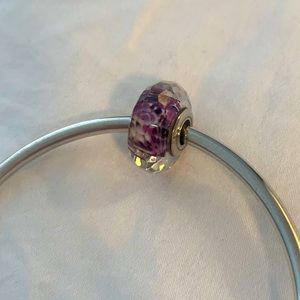Pandora Seaglass Purple Charm